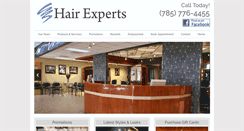 Desktop Screenshot of hairexpertssalonandspa.com